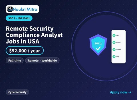 Remote Security Compliance Analyst Jobs in USA