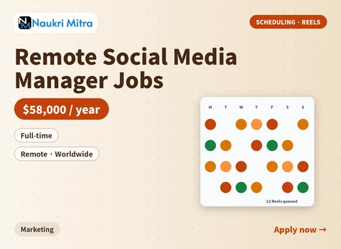 Remote Social Media Manager Jobs