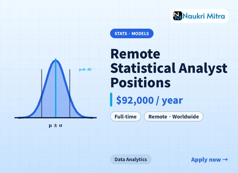 Remote Statistical Analyst Positions
