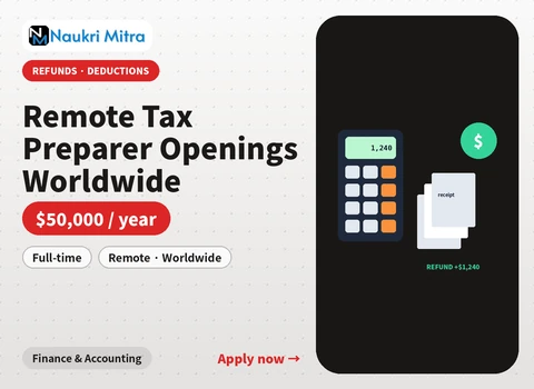 Remote Tax Preparer Openings Worldwide
