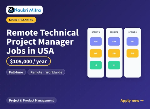 Remote Technical Project Manager Jobs in USA