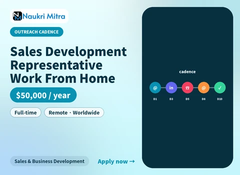 Sales Development Representative Work From Home
