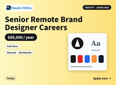 Senior Remote Brand Designer Careers