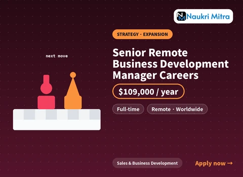Senior Remote Business Development Manager Careers