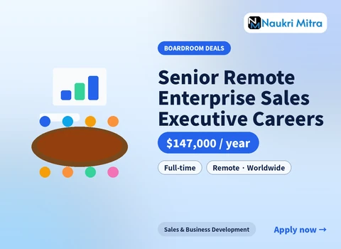 Senior Remote Enterprise Sales Executive Careers