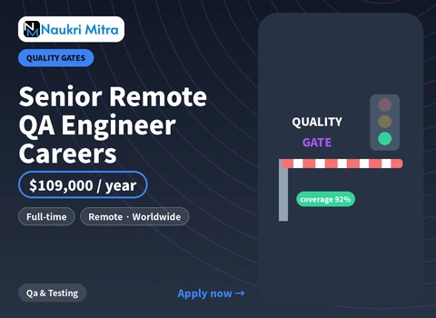 Senior Remote QA Engineer Careers