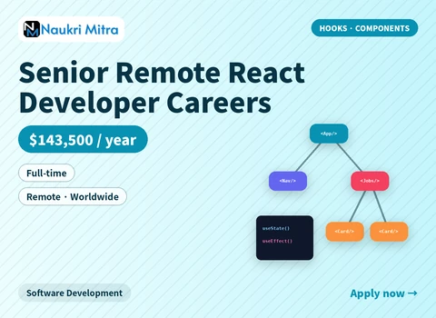 Senior Remote React Developer Careers