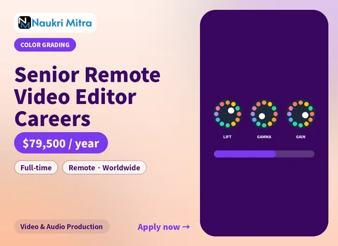 Senior Remote Video Editor Careers