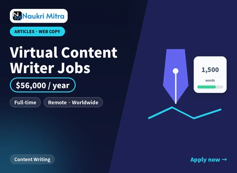 Virtual Content Writer Jobs
