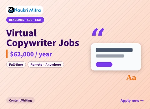 Virtual Copywriter Jobs