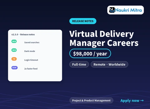 Virtual Delivery Manager Careers