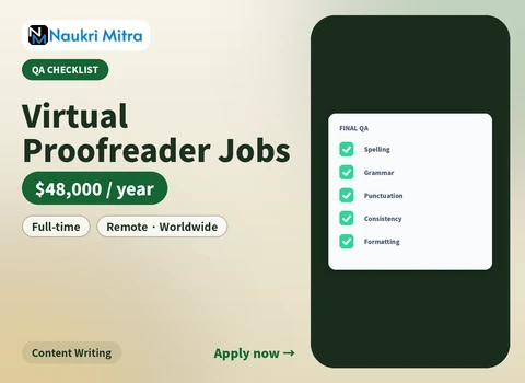 Virtual Proofreader Jobs