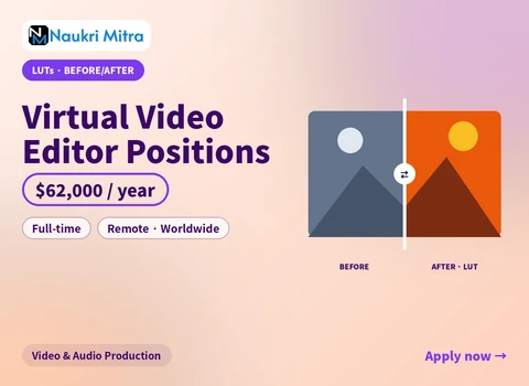 Virtual Video Editor Positions