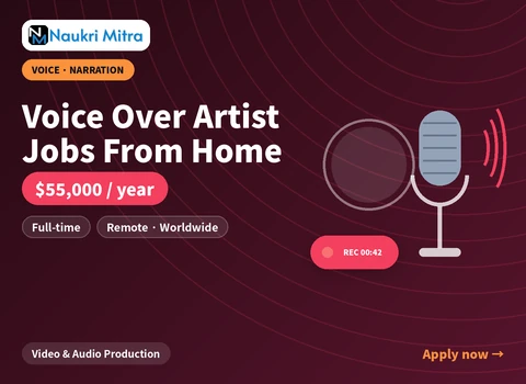 Voice Over Artist Jobs From Home