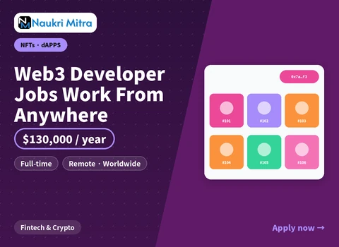 Web3 Developer Jobs Work From Anywhere