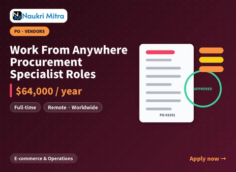 Work From Anywhere Procurement Specialist Roles