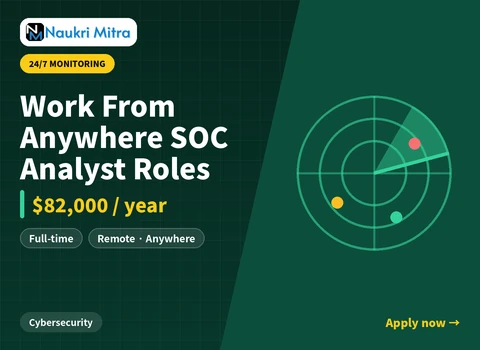 Work From Anywhere SOC Analyst Roles