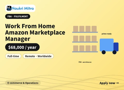 Work From Home Amazon Marketplace Manager