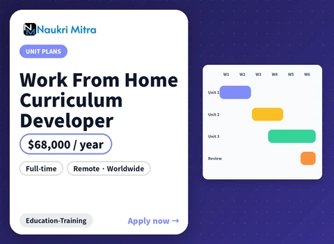 Work From Home Curriculum Developer